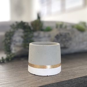 Industrial Modern Handcrafted cement planter